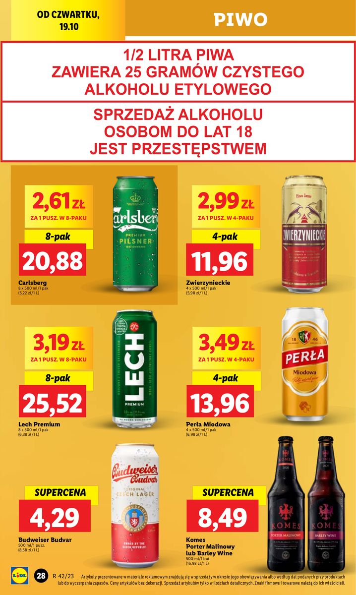 Gazetka OFERTA WAŻNA OD 19.10 do 21.10