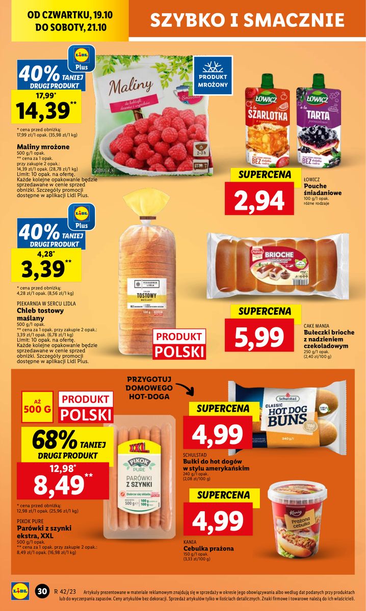 Gazetka OFERTA WAŻNA OD 19.10 do 21.10