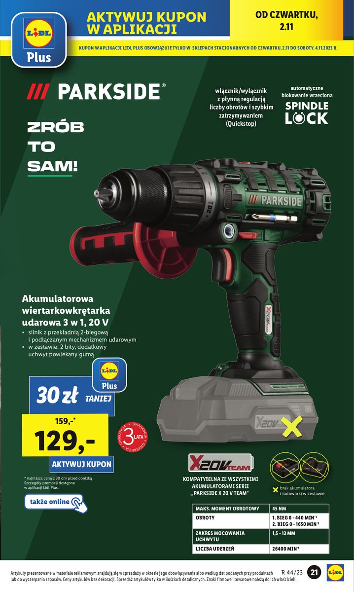 Gazetka OFERTA WAŻNA OD 30.10