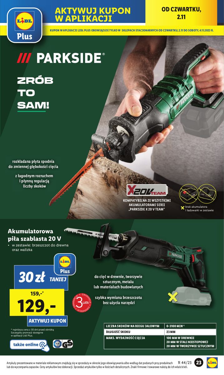 Gazetka OFERTA WAŻNA OD 30.10