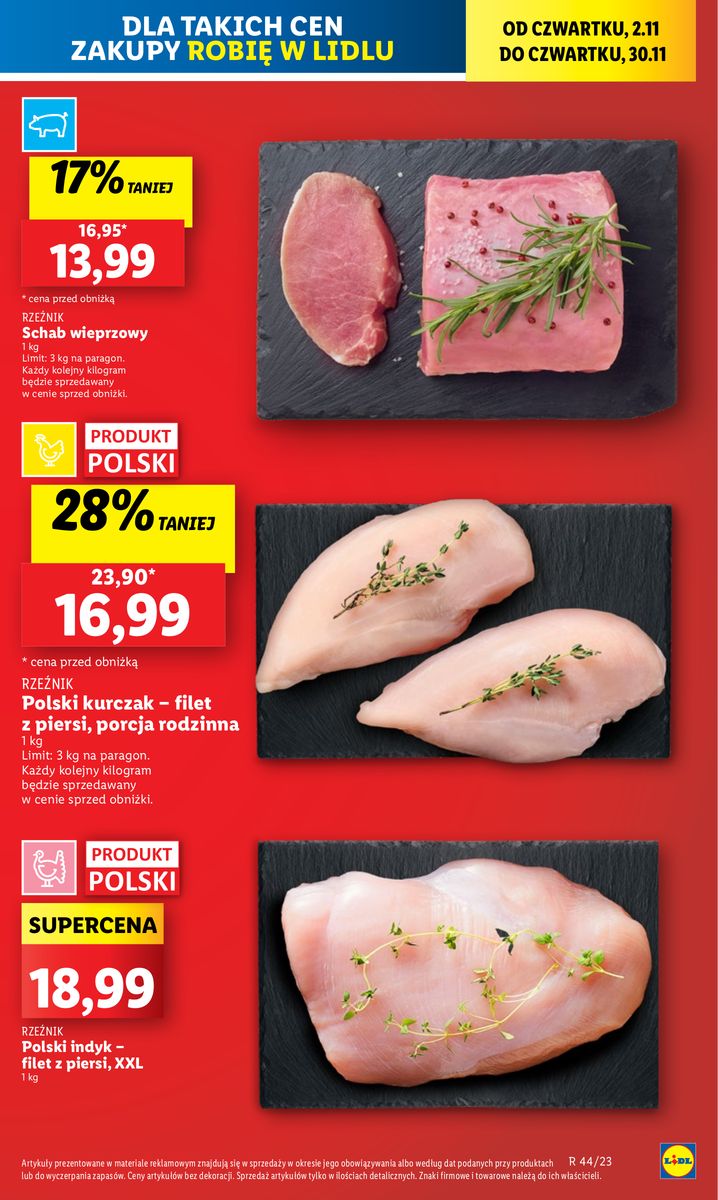 Gazetka OFERTA WAŻNA OD 2.11 do 4.11