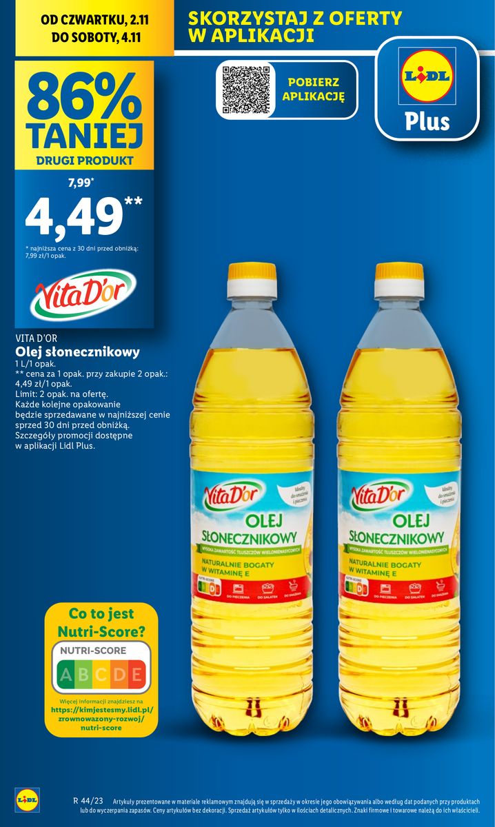 Gazetka OFERTA WAŻNA OD 2.11 do 4.11