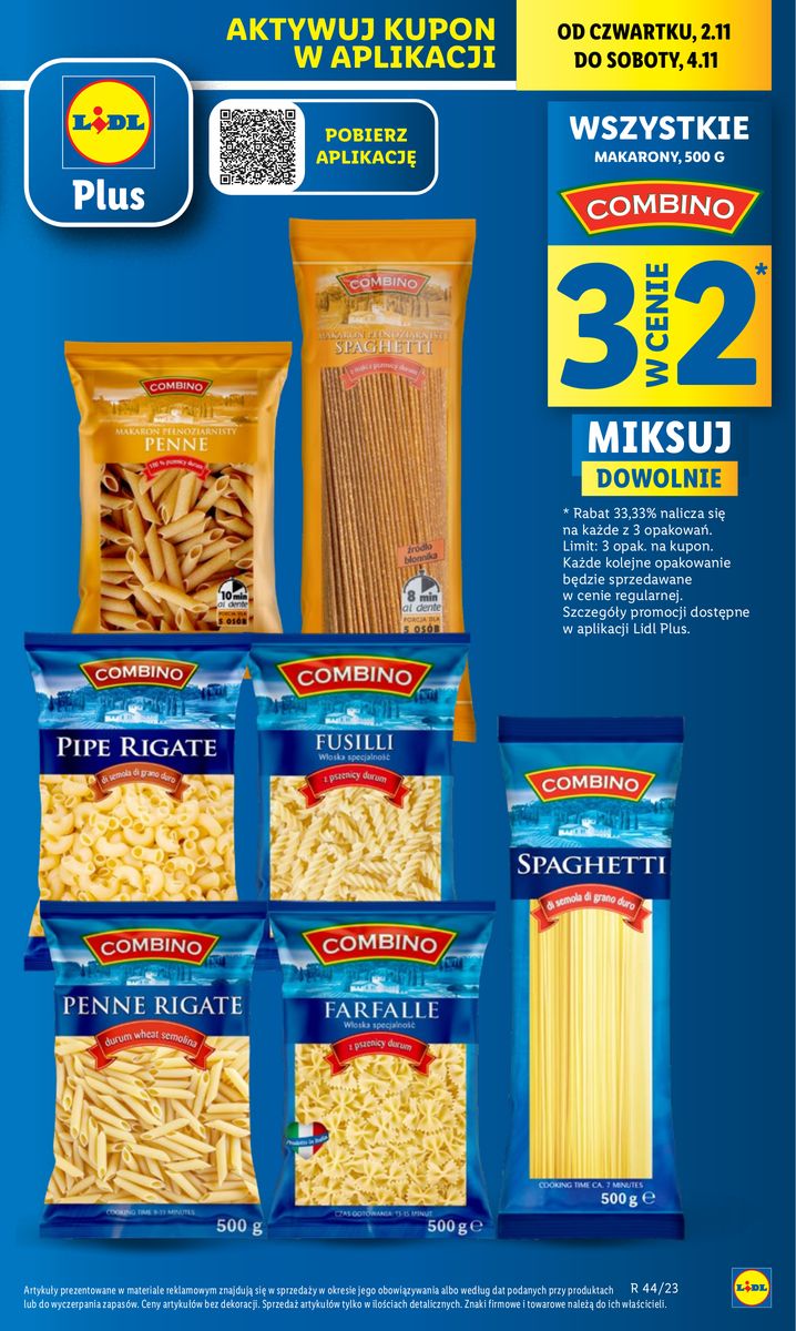 Gazetka OFERTA WAŻNA OD 2.11 do 4.11