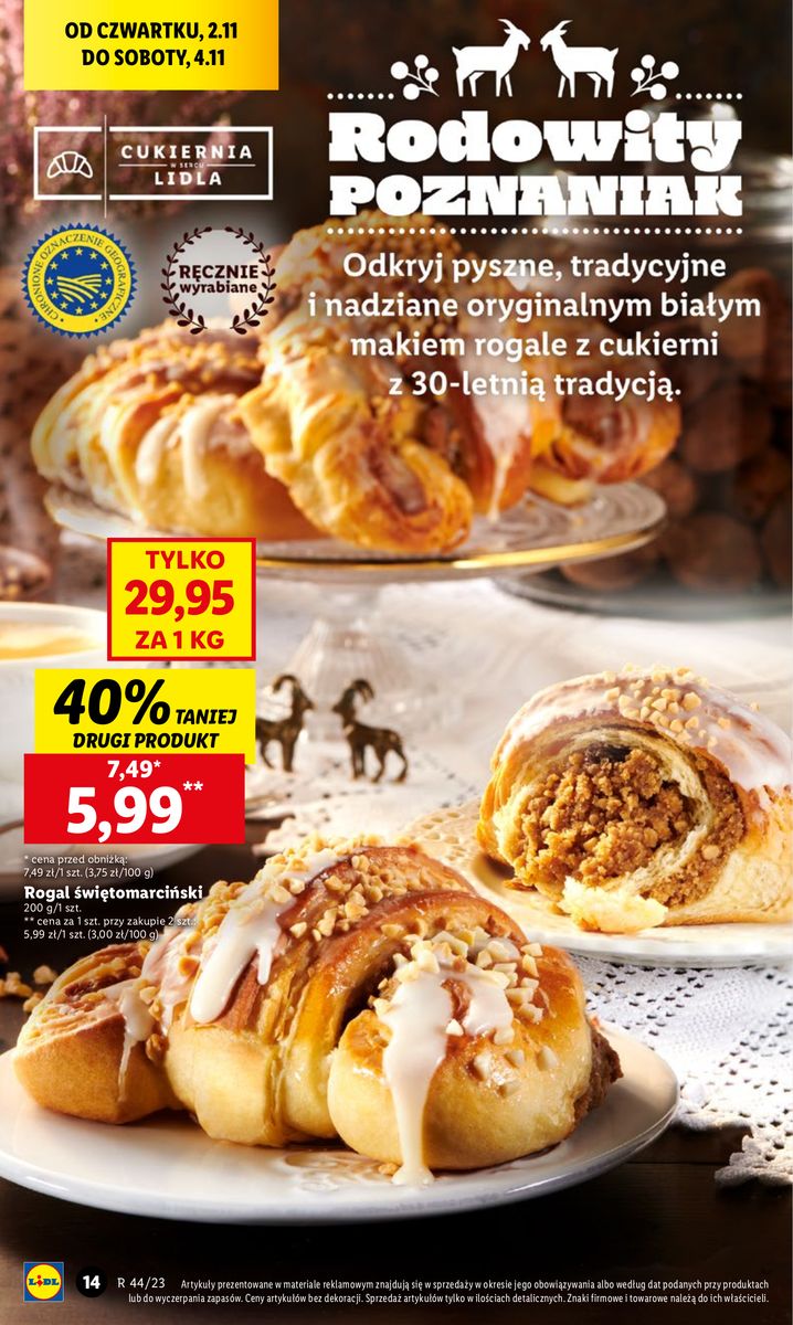Gazetka OFERTA WAŻNA OD 2.11 do 4.11
