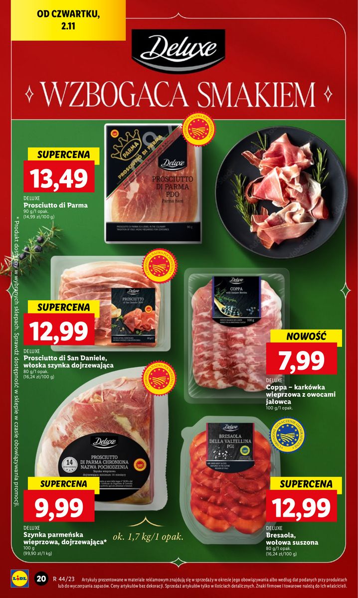 Gazetka OFERTA WAŻNA OD 2.11 do 4.11