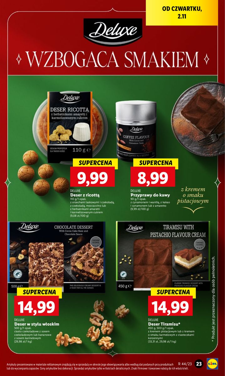 Gazetka OFERTA WAŻNA OD 2.11 do 4.11