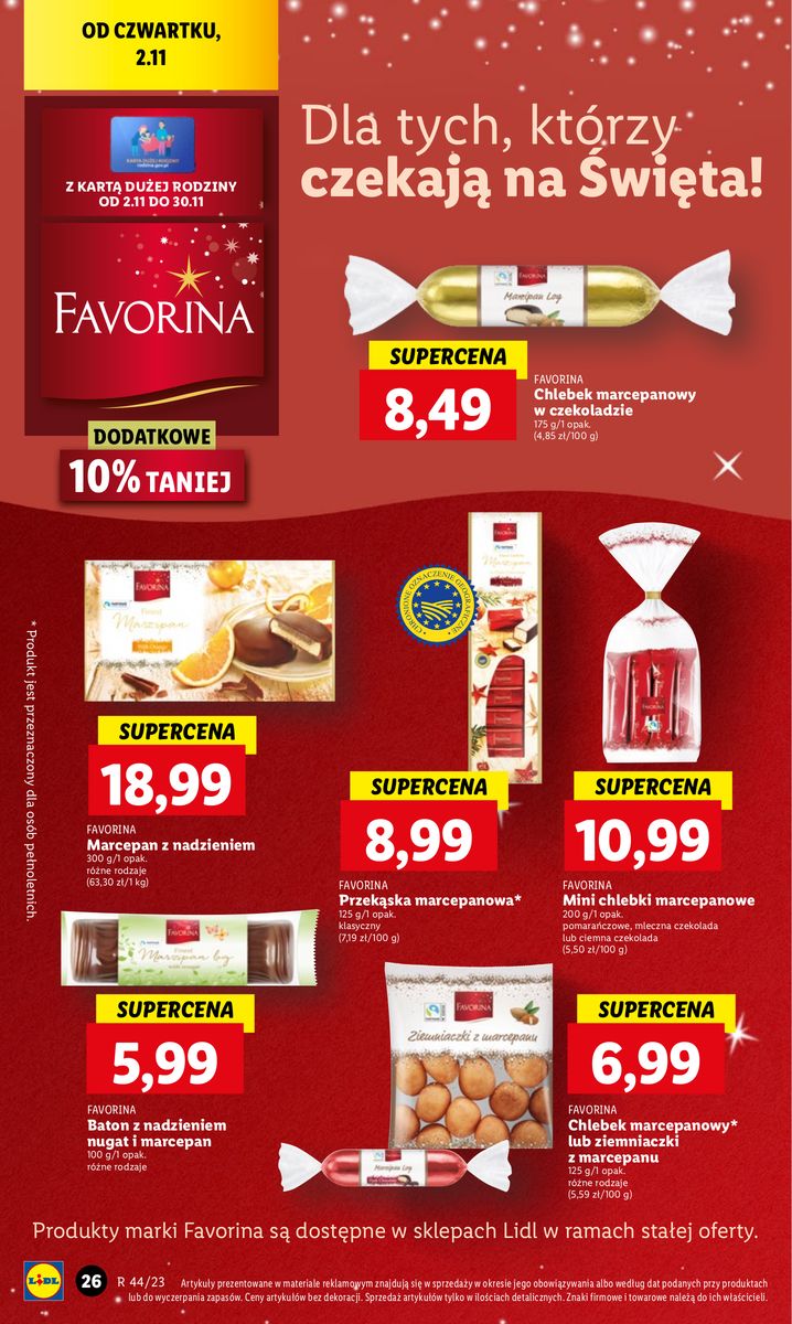 Gazetka OFERTA WAŻNA OD 2.11 do 4.11