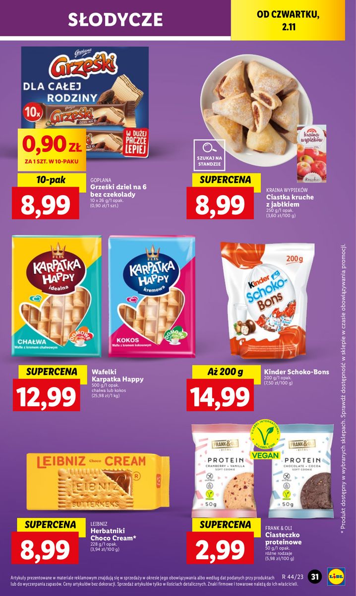Gazetka OFERTA WAŻNA OD 2.11 do 4.11