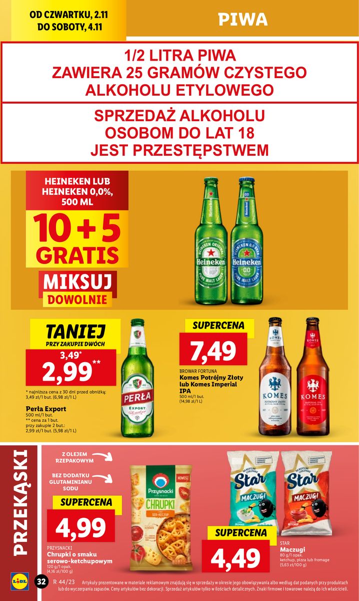 Gazetka OFERTA WAŻNA OD 2.11 do 4.11