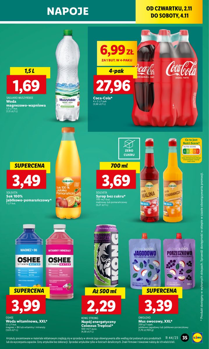Gazetka OFERTA WAŻNA OD 2.11 do 4.11