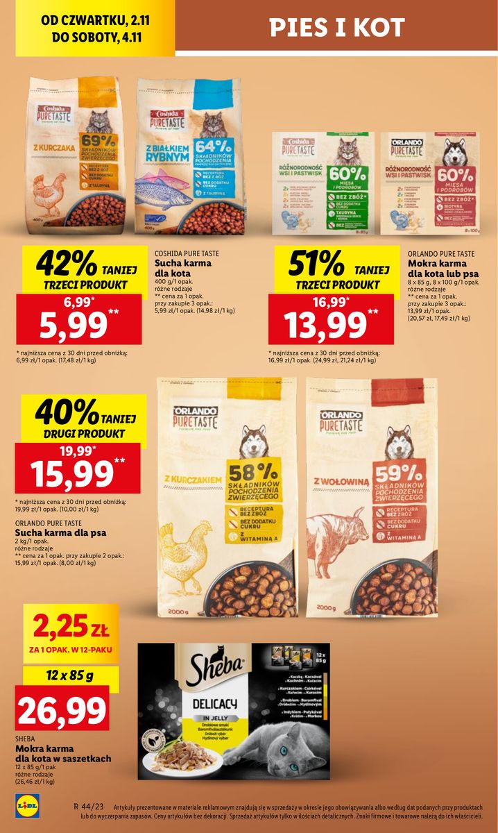 Gazetka OFERTA WAŻNA OD 2.11 do 4.11