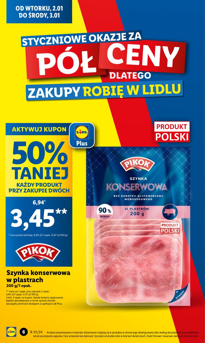 Gazetka OFERTA WAŻNA OD 2.01 DO 3.01