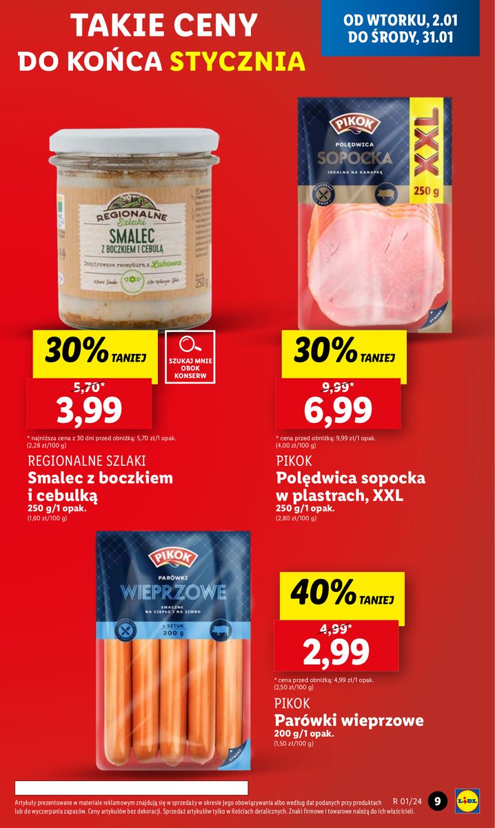 Gazetka OFERTA WAŻNA OD 2.01 DO 3.01