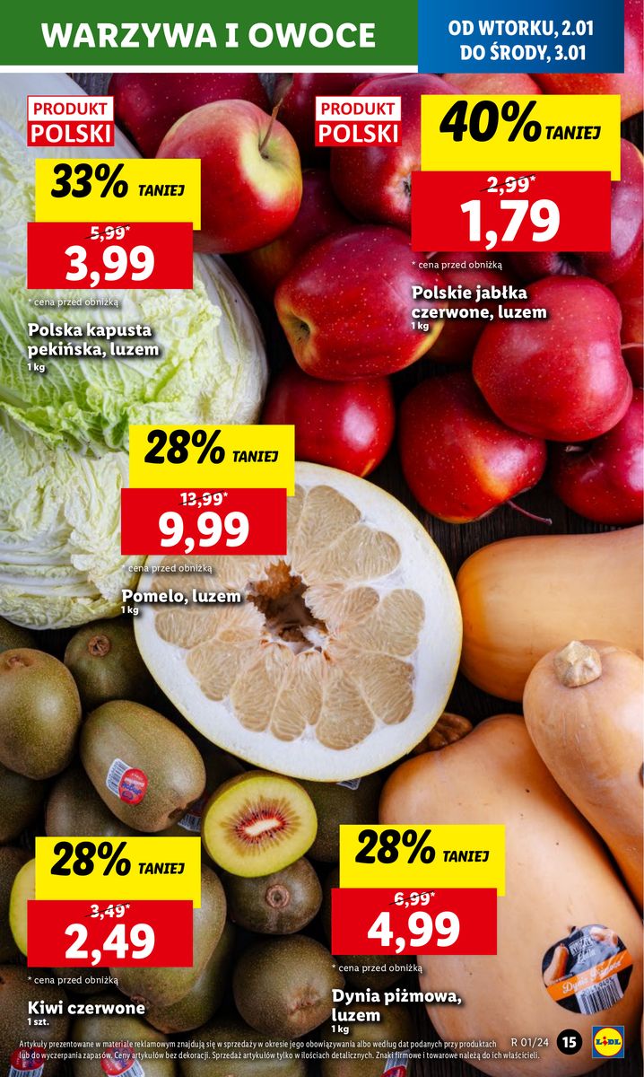 Gazetka OFERTA WAŻNA OD 2.01 DO 3.01