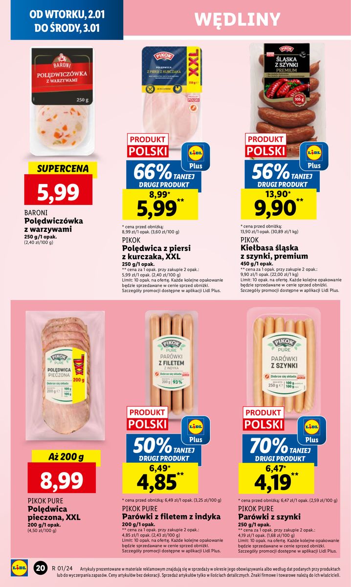 Gazetka OFERTA WAŻNA OD 2.01 DO 3.01