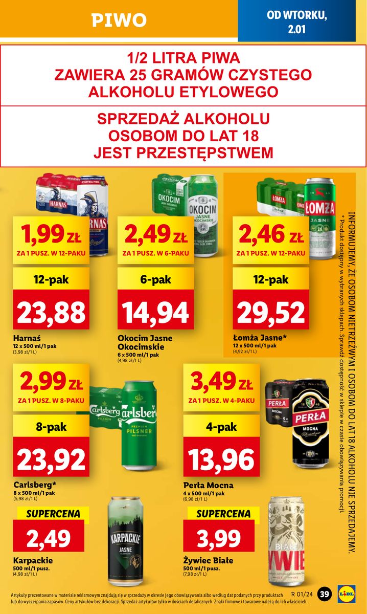 Gazetka OFERTA WAŻNA OD 2.01 DO 3.01