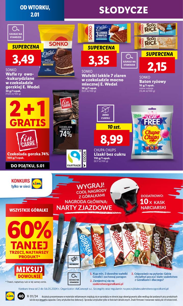 Gazetka OFERTA WAŻNA OD 2.01 DO 3.01