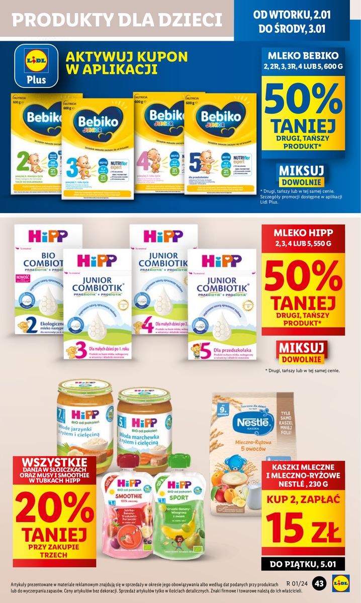Gazetka OFERTA WAŻNA OD 2.01 DO 3.01