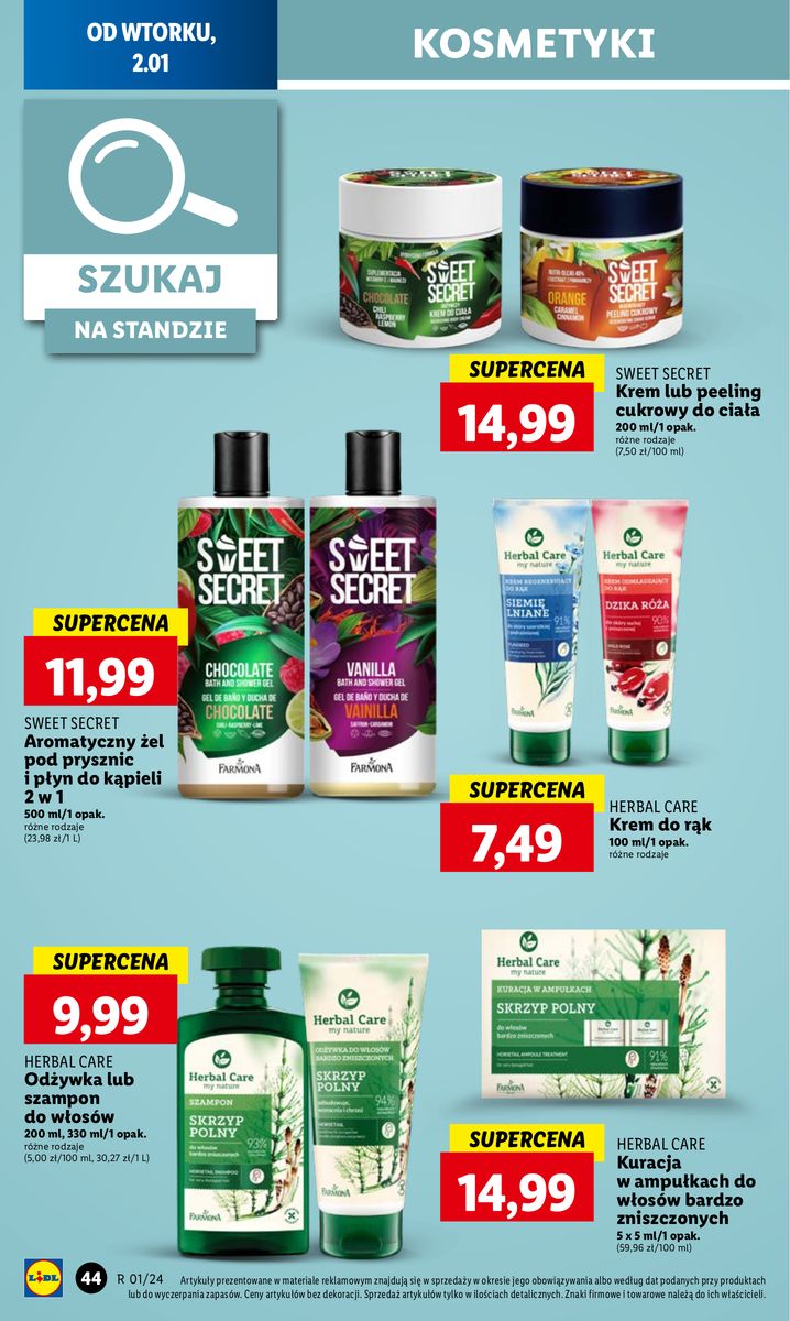 Gazetka OFERTA WAŻNA OD 2.01 DO 3.01
