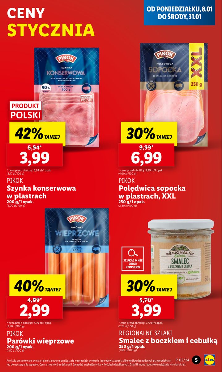Gazetka OFERTA WAŻNA OD 8.01 DO 10.01