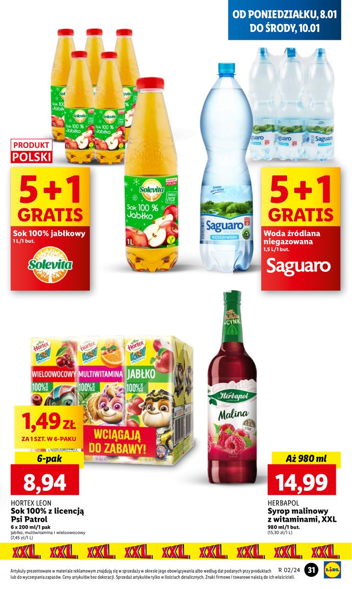 Gazetka OFERTA WAŻNA OD 8.01 DO 10.01