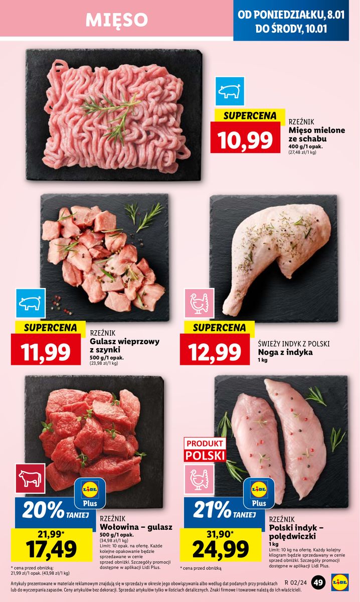 Gazetka OFERTA WAŻNA OD 8.01 DO 10.01