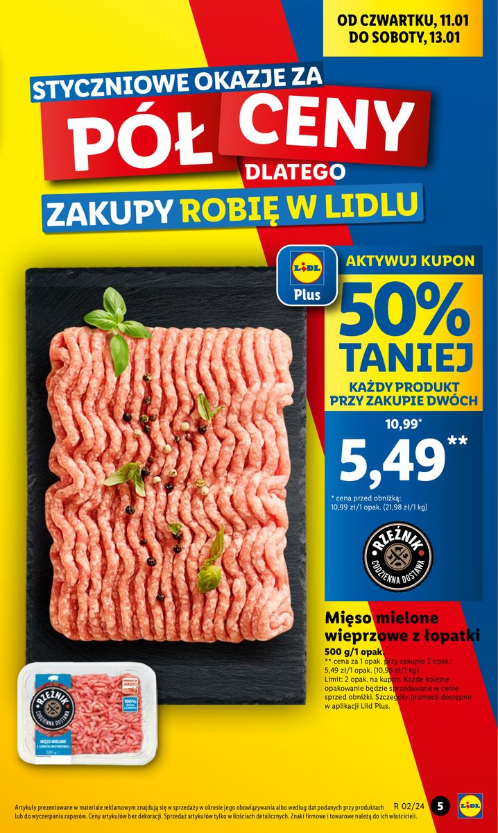 Gazetka OFERTA WAŻNA OD 11.01 DO 13.01