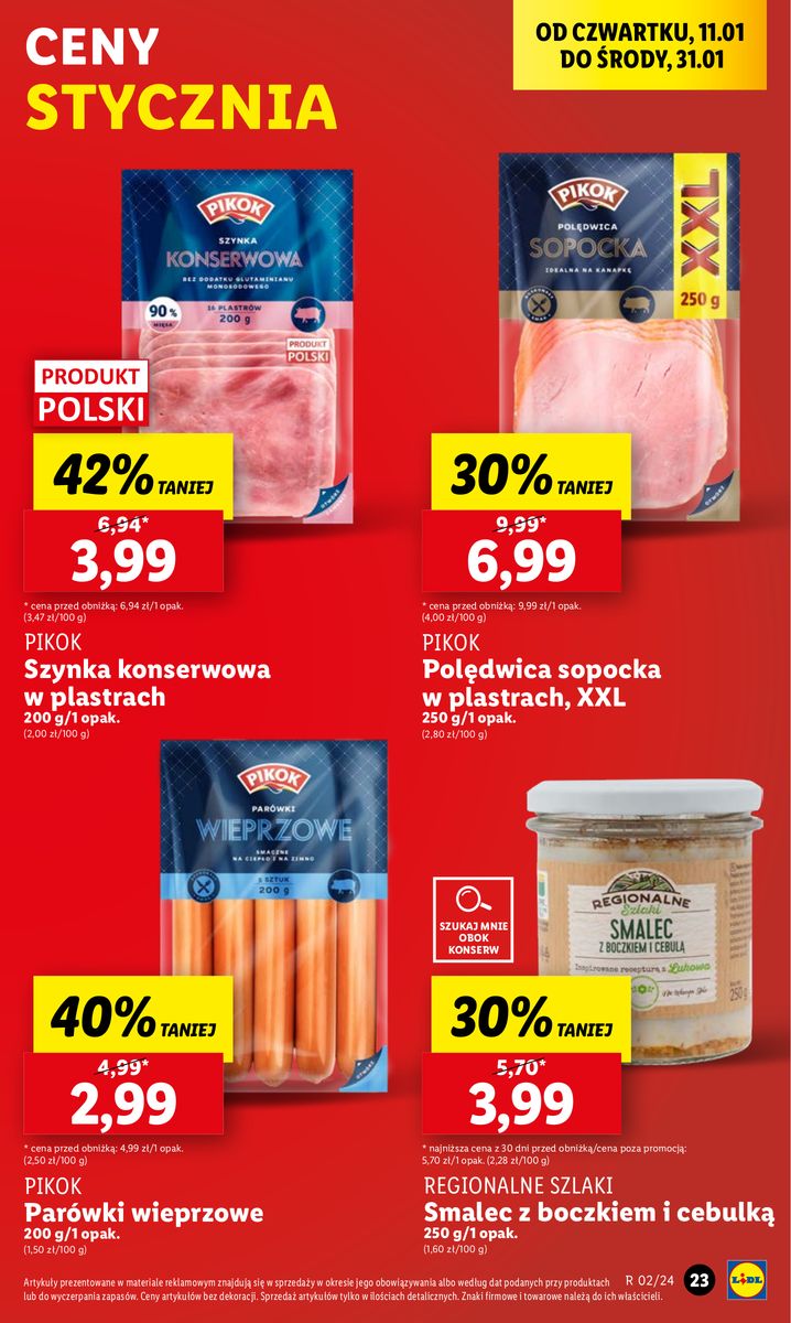 Gazetka OFERTA WAŻNA OD 11.01 DO 13.01