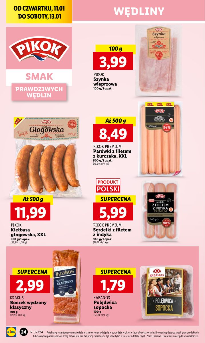 Gazetka OFERTA WAŻNA OD 11.01 DO 13.01