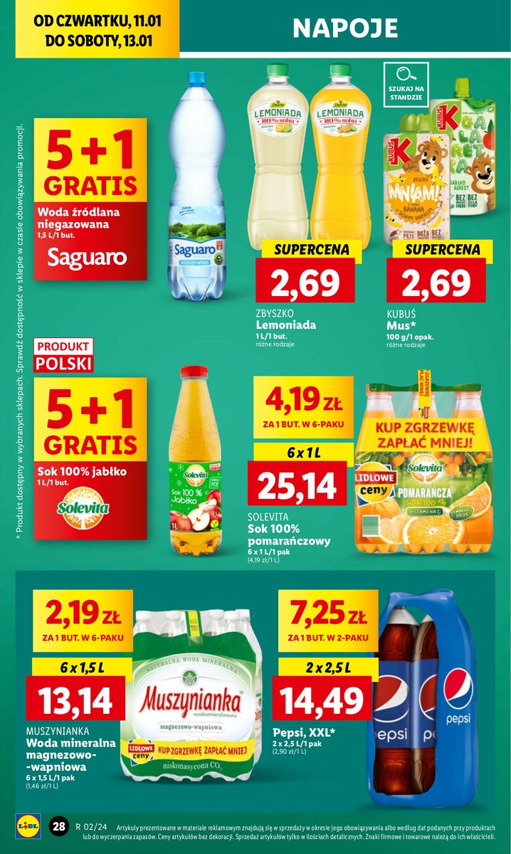 Gazetka OFERTA WAŻNA OD 11.01 DO 13.01