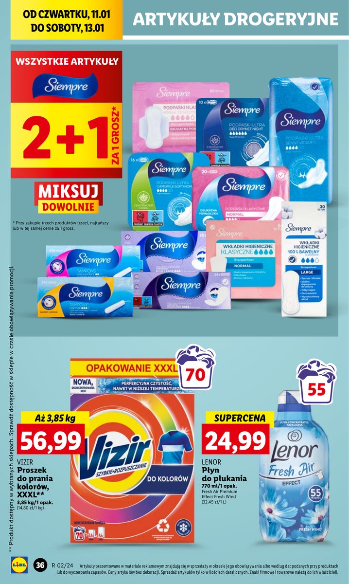 Gazetka OFERTA WAŻNA OD 11.01 DO 13.01