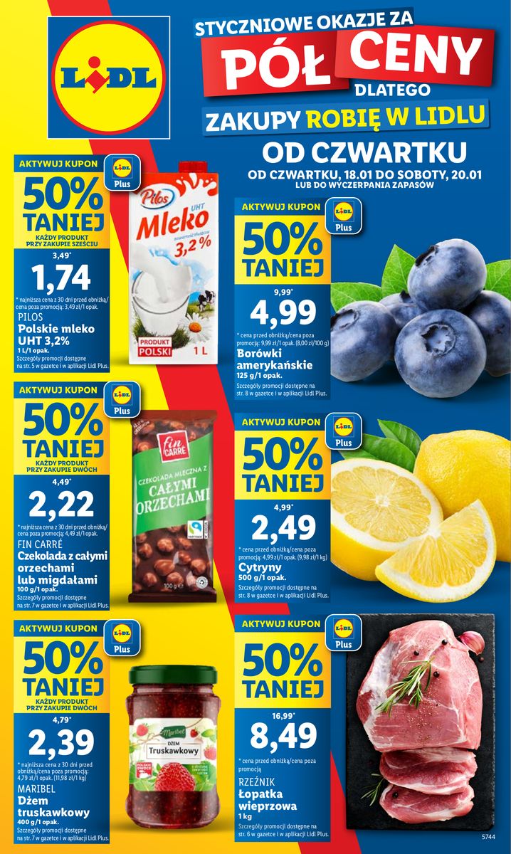 Gazetka OFERTA WAŻNA OD 18.01 DO 20.01