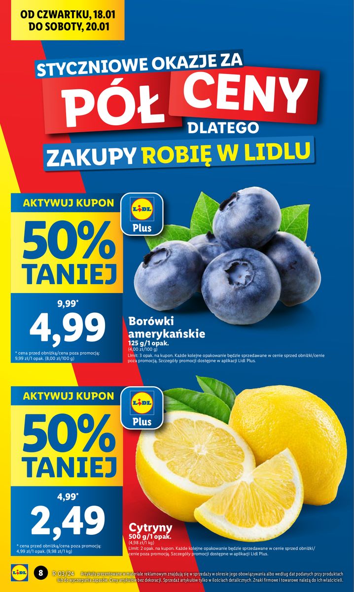Gazetka OFERTA WAŻNA OD 18.01 DO 20.01