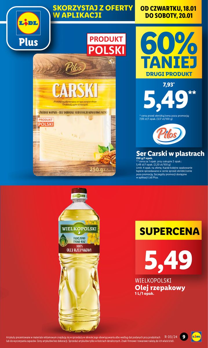 Gazetka OFERTA WAŻNA OD 18.01 DO 20.01