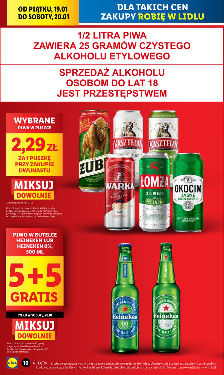 Gazetka OFERTA WAŻNA OD 18.01 DO 20.01