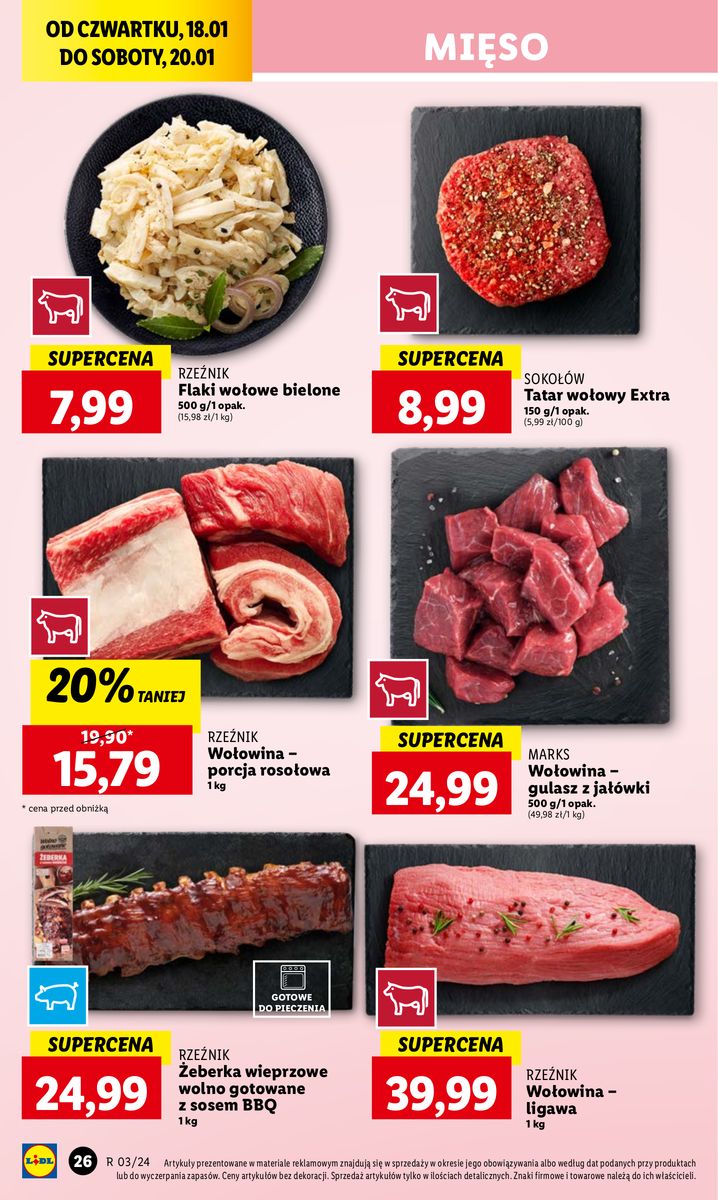Gazetka OFERTA WAŻNA OD 18.01 DO 20.01
