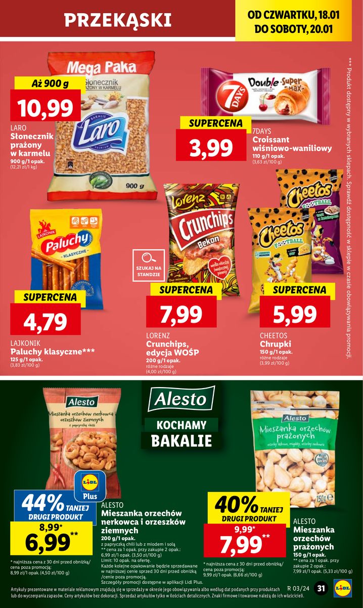 Gazetka OFERTA WAŻNA OD 18.01 DO 20.01