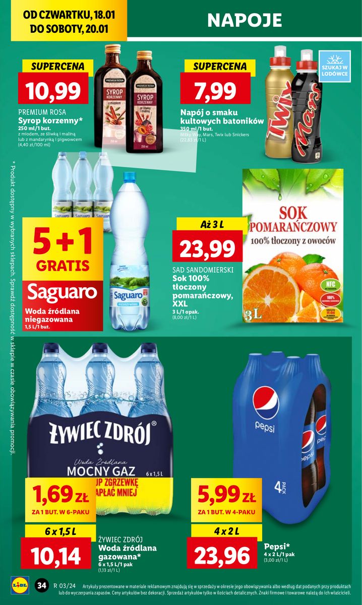 Gazetka OFERTA WAŻNA OD 18.01 DO 20.01