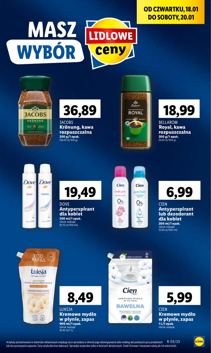 Gazetka OFERTA WAŻNA OD 18.01 DO 20.01