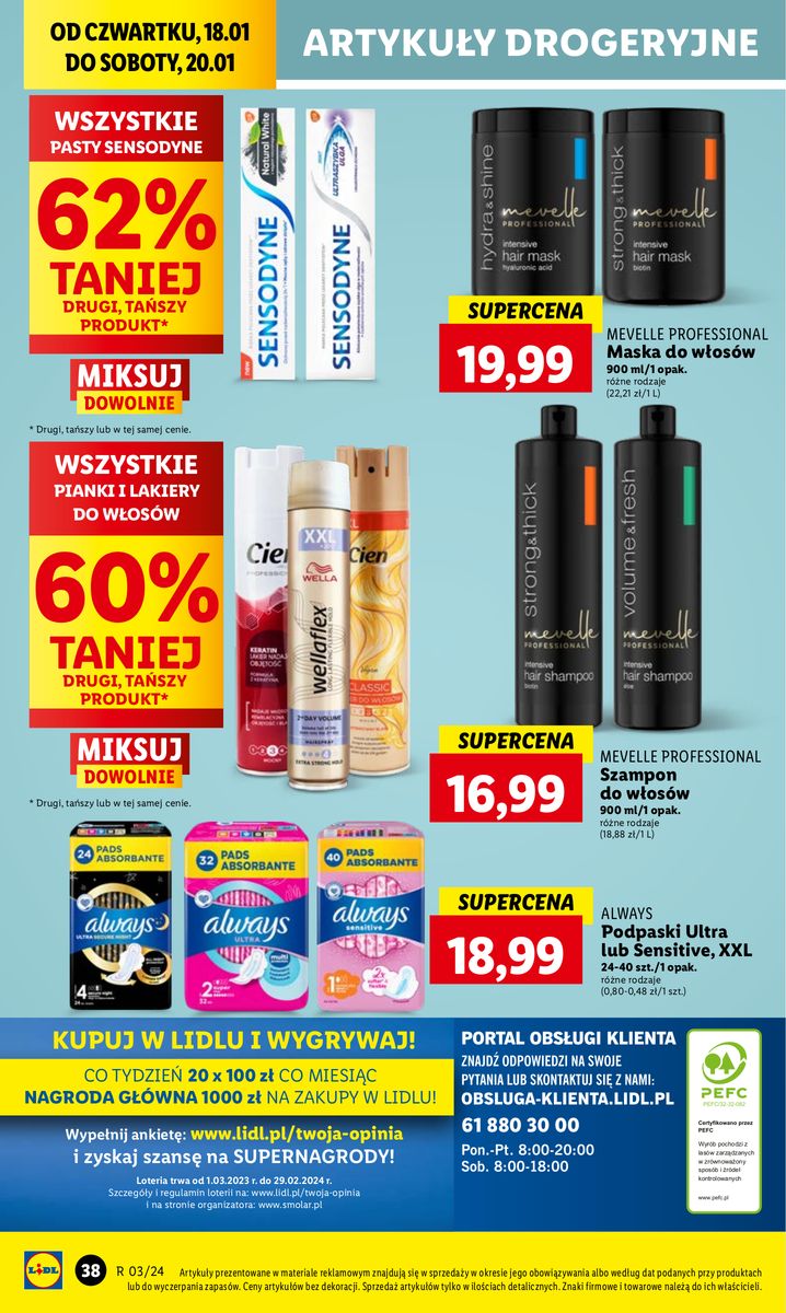 Gazetka OFERTA WAŻNA OD 18.01 DO 20.01