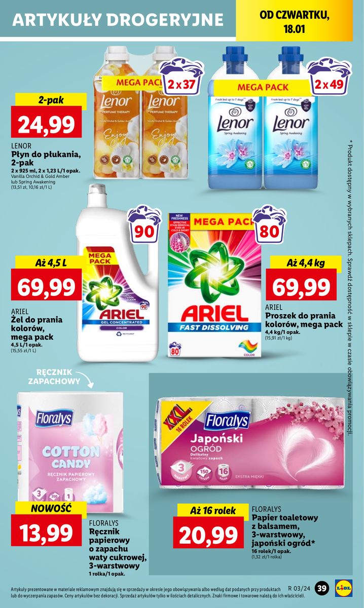 Gazetka OFERTA WAŻNA OD 18.01 DO 20.01