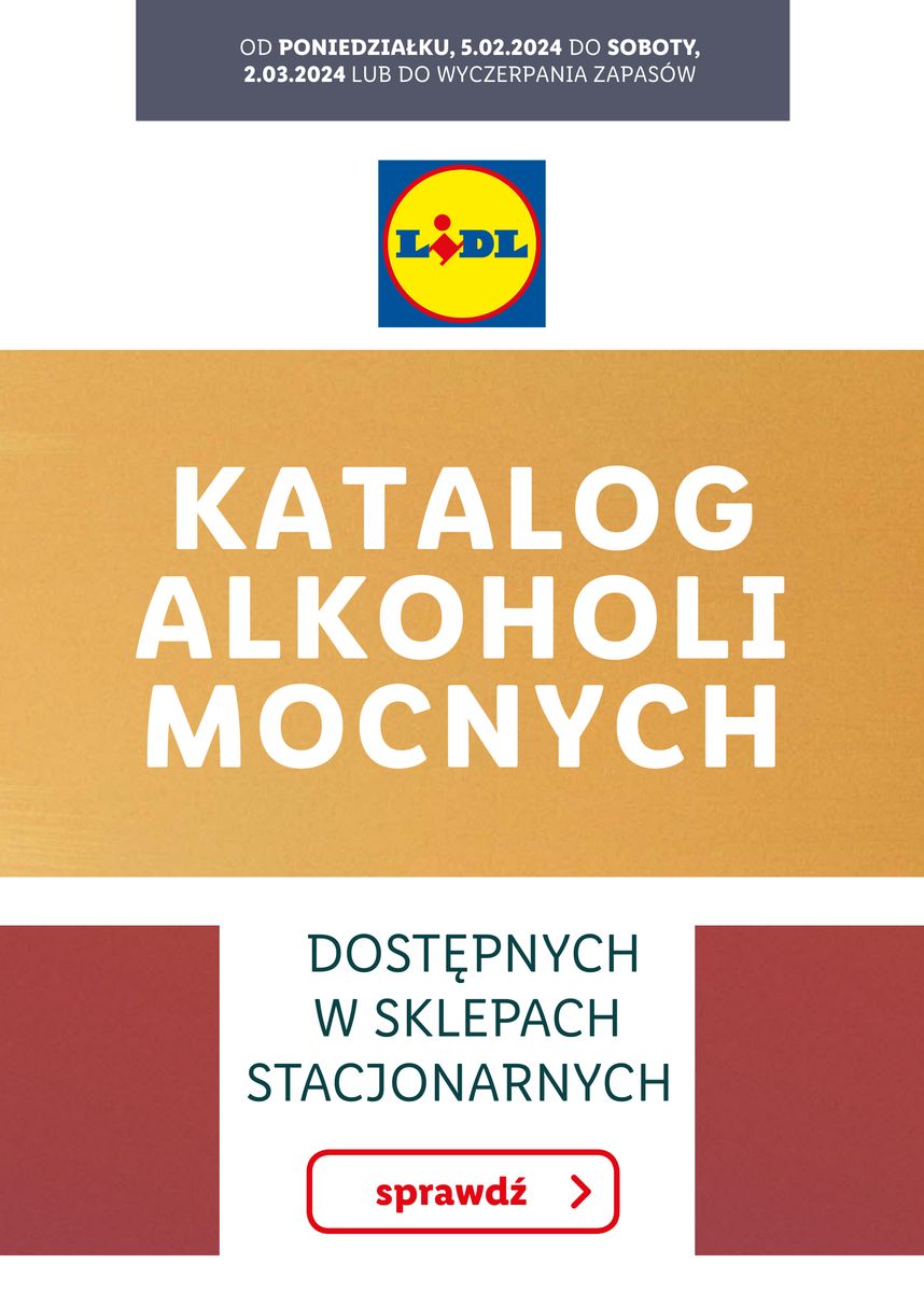 Gazetka KATALOG ALKOHOLI MOCNYCH