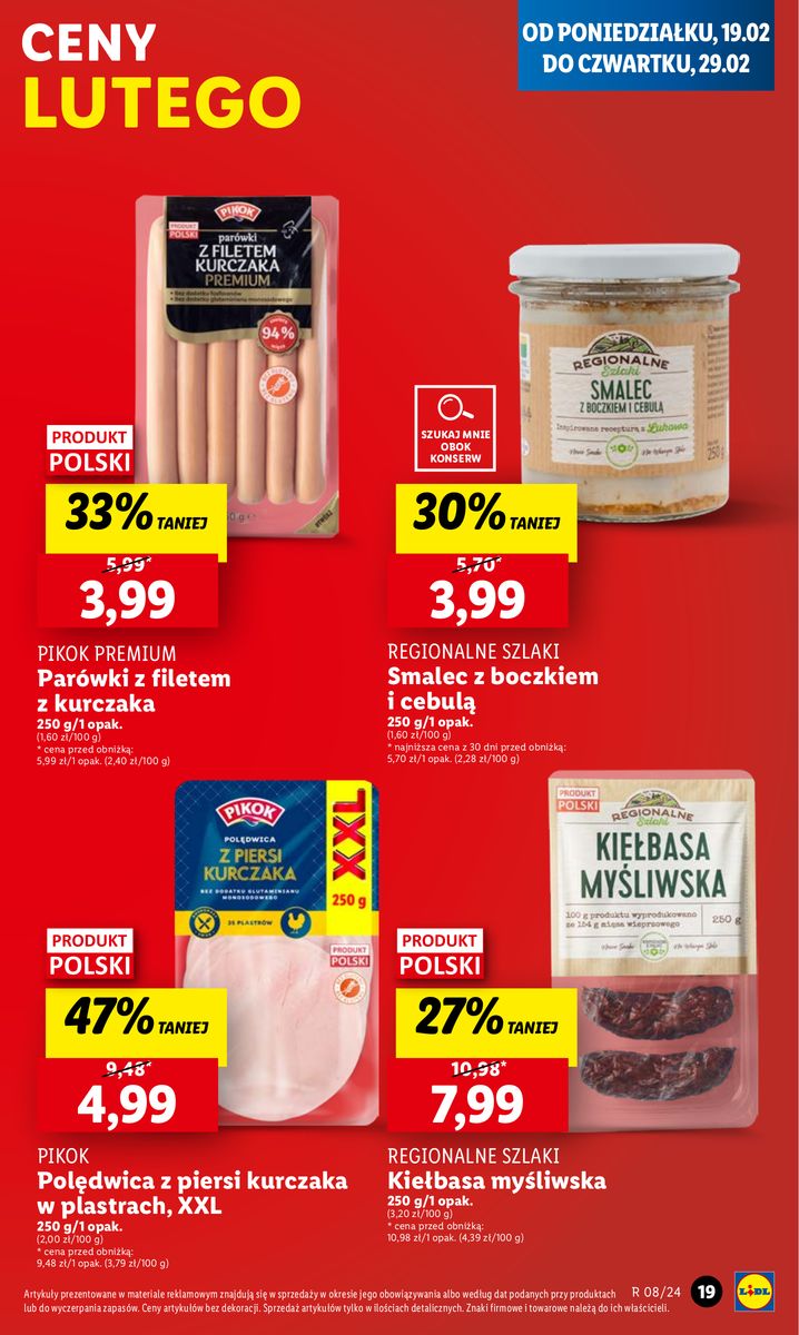 Gazetka OFERTA WAŻNA OD 19.02 DO 21.02