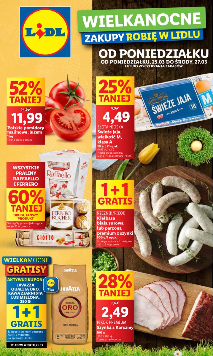 Gazetka OFERTA WAŻNA OD 25.03 DO 27.03
