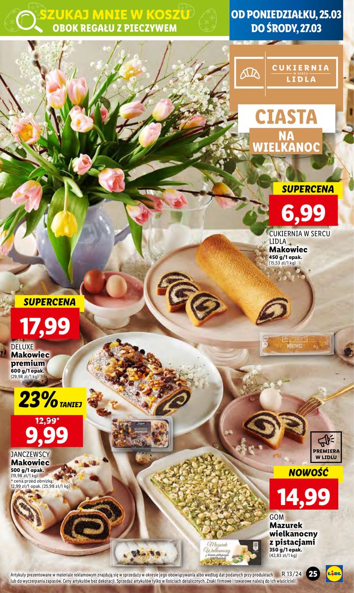 Gazetka OFERTA WAŻNA OD 25.03 DO 27.03