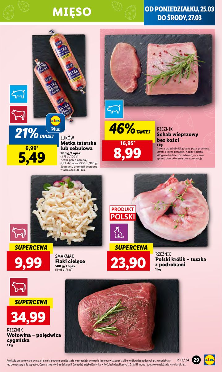 Gazetka OFERTA WAŻNA OD 25.03 DO 27.03