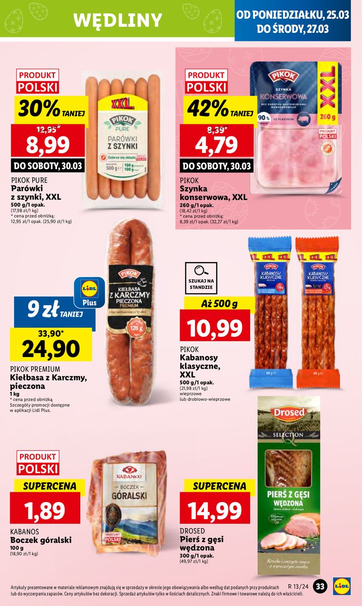 Gazetka OFERTA WAŻNA OD 25.03 DO 27.03