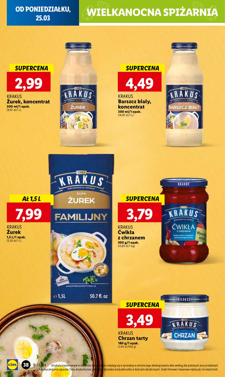 Gazetka OFERTA WAŻNA OD 25.03 DO 27.03