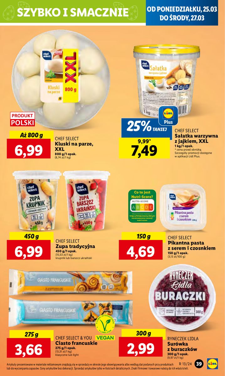 Gazetka OFERTA WAŻNA OD 25.03 DO 27.03