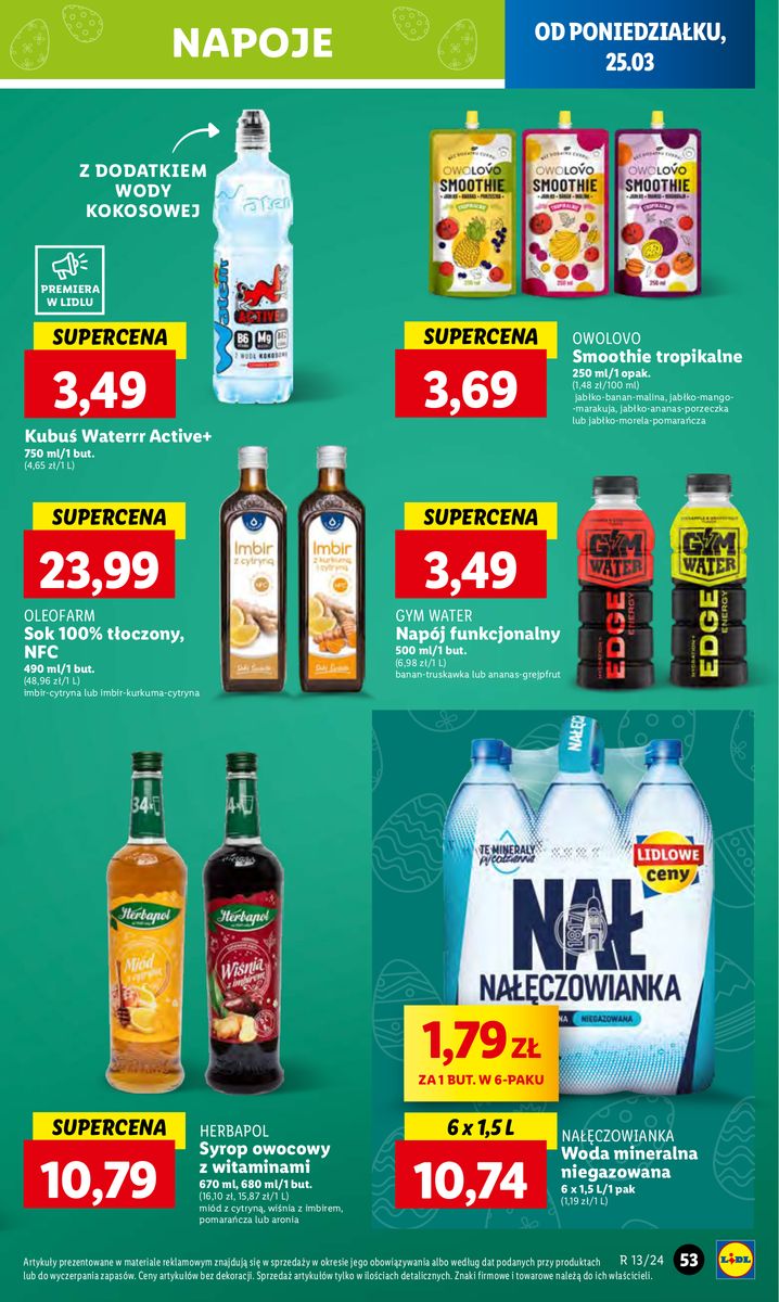 Gazetka OFERTA WAŻNA OD 25.03 DO 27.03
